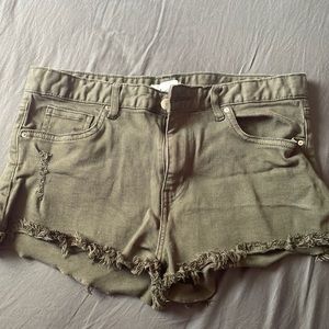 H&M Army Green Shorts